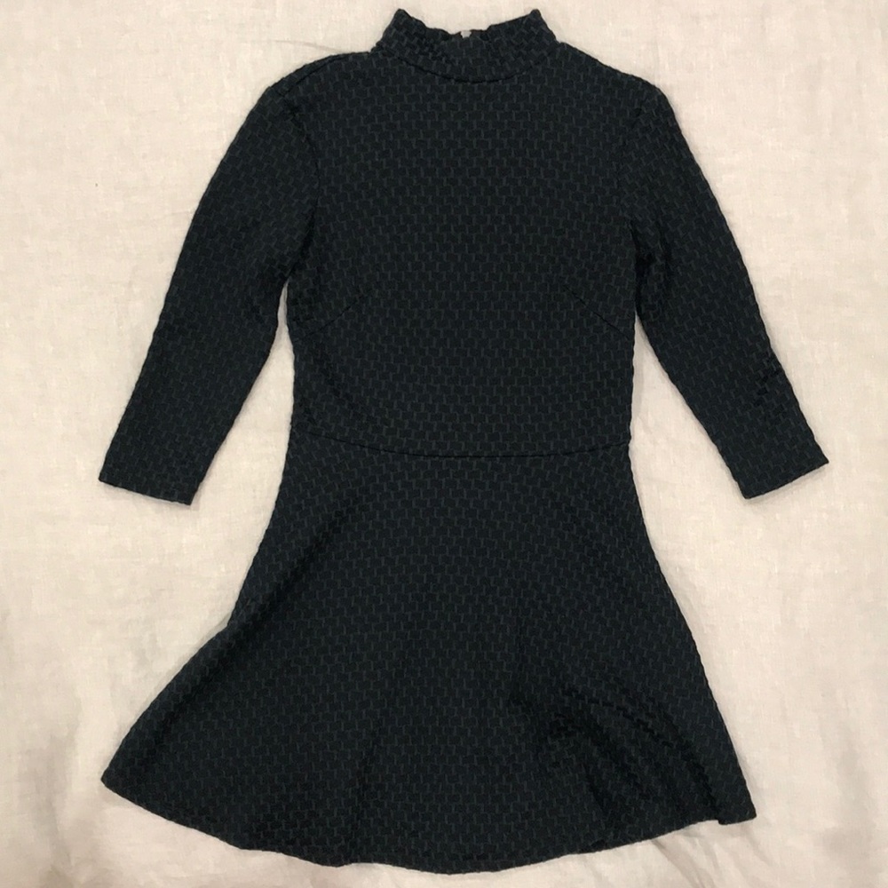 H&M mockneck long sleeve dress